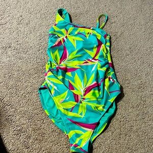 Old Navy Floral Maternity One Piece Bathing Suit